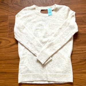 Loft new open back cozy sweater